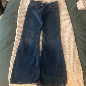 Zara Dark Blue Flare Jeans